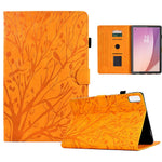Tree Imprinted Leather Cover for Lenovo Tab M9 TB-310FU Anti-Drop Protective Case with Card Slot