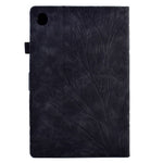 Shockproof Leather Cover for Lenovo Tab M10 Plus TB-X606F Tree Imprinted Tablet Case with Card Slot
