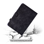 Shockproof Leather Cover for Lenovo Tab M10 Plus TB-X606F Tree Imprinted Tablet Case with Card Slot