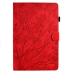 For Lenovo Tab M10 (Gen 3) Imprinted Tree Tablet Case PU Leather Card Holder Stand Cover