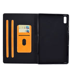 For Lenovo Tab M9 TB-310FU PU Leather Tablet Case A7 Cowhide Texture Protective Cover with Card Holder