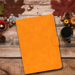 For Lenovo Tab M9 TB-310FU PU Leather Tablet Case A7 Cowhide Texture Protective Cover with Card Holder