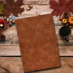 For Huawei MatePad SE 10.4-inch A7 Cowhide Texture Tablet Case PU Leather Stand Card Slot Cover