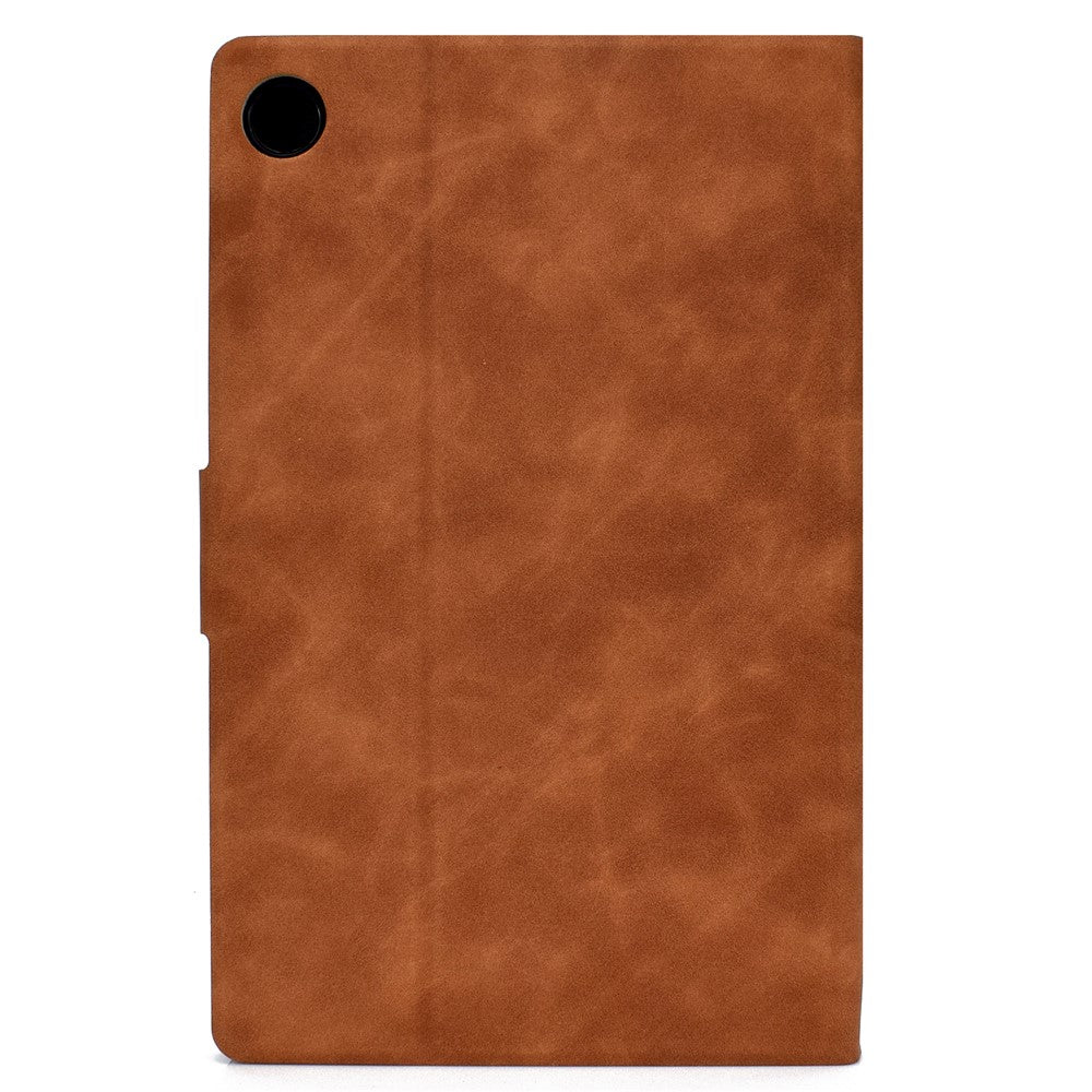 For Huawei MatePad SE 10.4-inch A7 Cowhide Texture Tablet Case PU Leather Stand Card Slot Cover