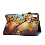 For Lenovo Tab M9 TB-310FU A1 Pattern Printing Folio Cover PU Leather Stand Card Slot Tablet Case