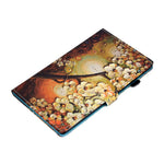 For Lenovo Tab M9 TB-310FU A1 Pattern Printing Folio Cover PU Leather Stand Card Slot Tablet Case