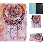 For Lenovo Tab M9 TB-310FU A1 Pattern Printing Folio Cover PU Leather Stand Card Slot Tablet Case