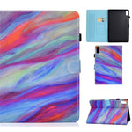 For Lenovo Tab M9 TB-310FU A1 Pattern Printing Folio Cover PU Leather Stand Card Slot Tablet Case