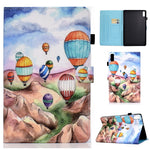 For Lenovo Tab M9 TB-310FU A1 Pattern Printing Folio Cover PU Leather Stand Card Slot Tablet Case