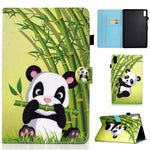 For Lenovo Tab M9 TB-310FU A1 Pattern Printing Folio Cover PU Leather Stand Card Slot Tablet Case