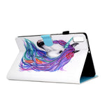 For Lenovo Tab M9 TB-310FU PU Leather Tablet Case A2 Pattern Printing Stand Card Slot Cover