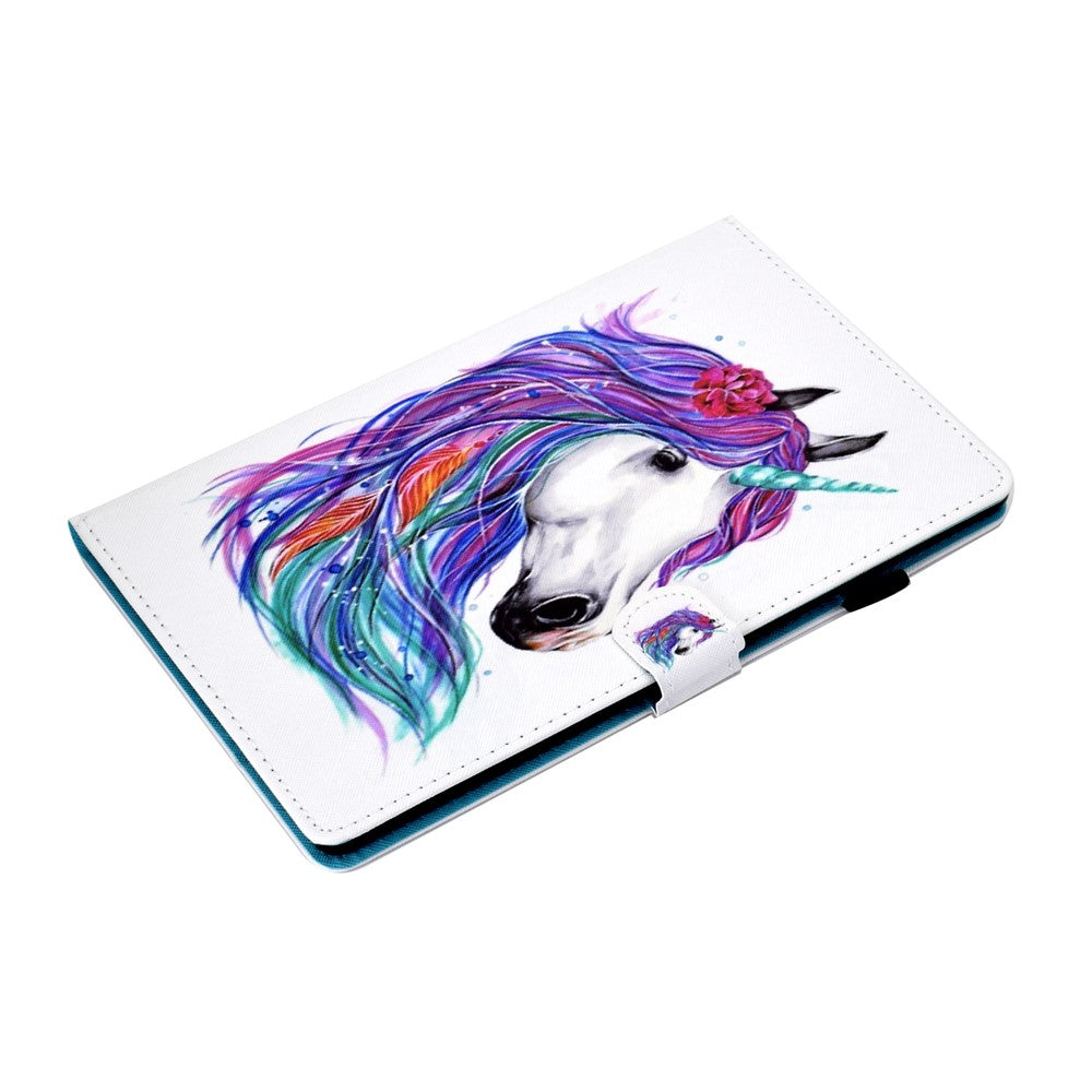 For Lenovo Tab M9 TB-310FU PU Leather Tablet Case A2 Pattern Printing Stand Card Slot Cover
