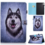 For Lenovo Tab M9 TB-310FU PU Leather Tablet Case A2 Pattern Printing Stand Card Slot Cover