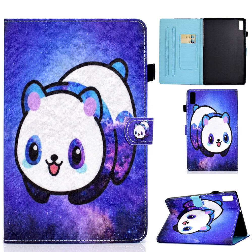 For Lenovo Tab M9 TB-310FU PU Leather Tablet Case A2 Pattern Printing Stand Card Slot Cover