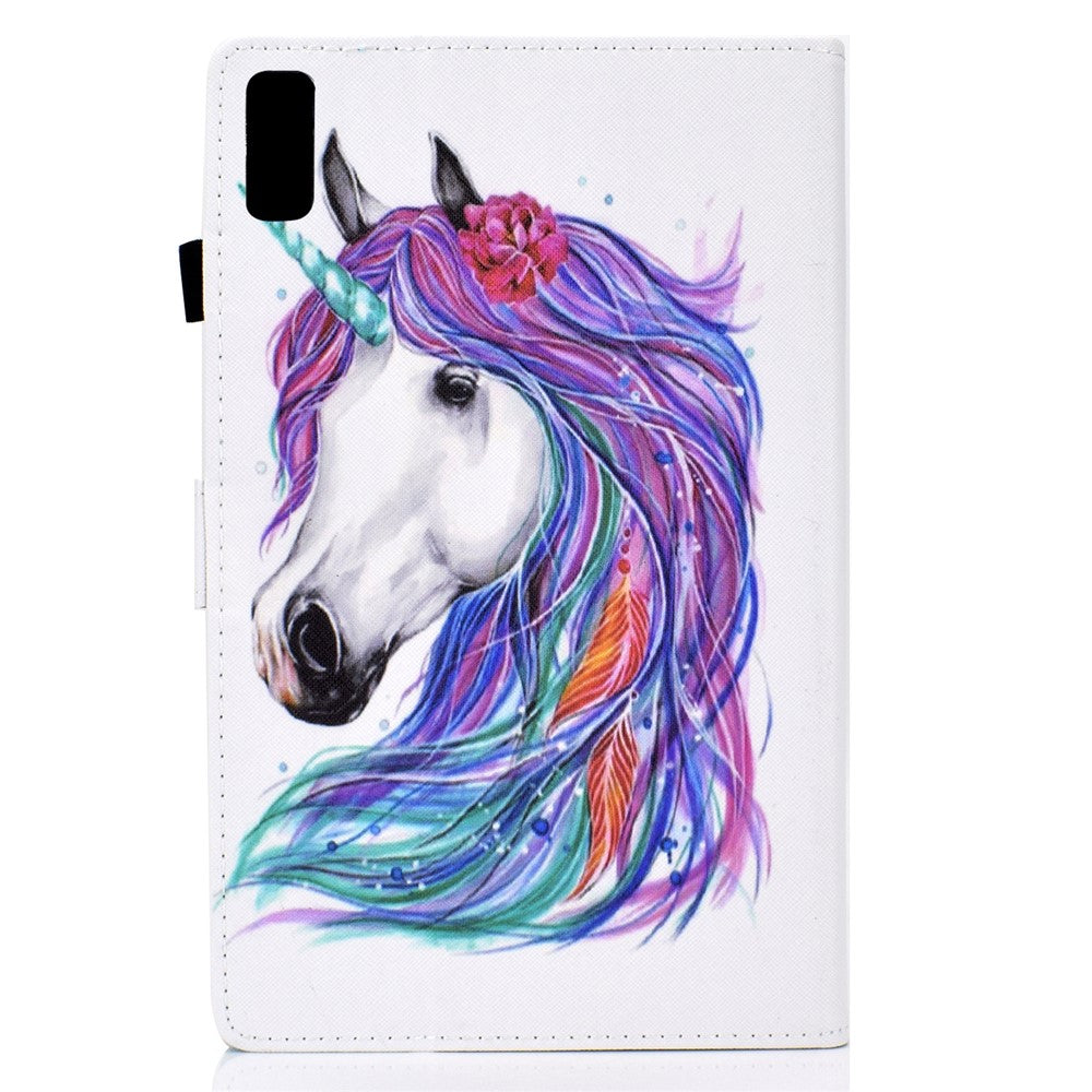 For Lenovo Tab P11 Gen 2 TB-350 PU Leather Protective Case A2 Pattern Printing Stand Tablet Cover with Card Holder