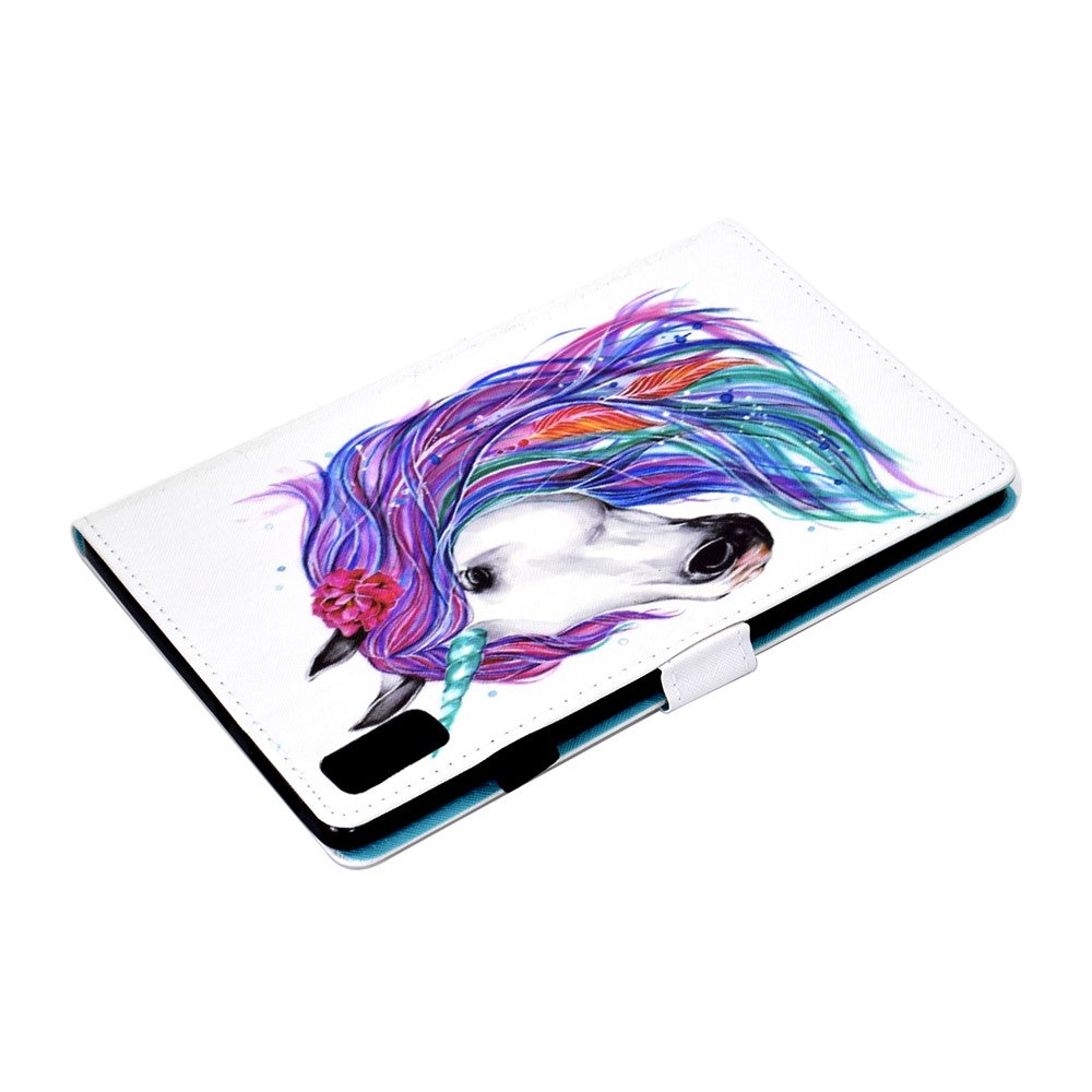 For Lenovo Tab P11 Gen 2 TB-350 PU Leather Protective Case A2 Pattern Printing Stand Tablet Cover with Card Holder