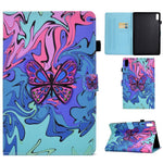 For Lenovo Tab P11 Gen 2 TB-350 PU Leather Protective Case A2 Pattern Printing Stand Tablet Cover with Card Holder