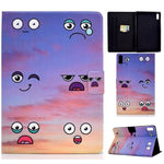 For Lenovo Tab P11 Gen 2 TB-350 Leather Stand Tablet Case A4 Pattern Printing Card Holder Protective Cover