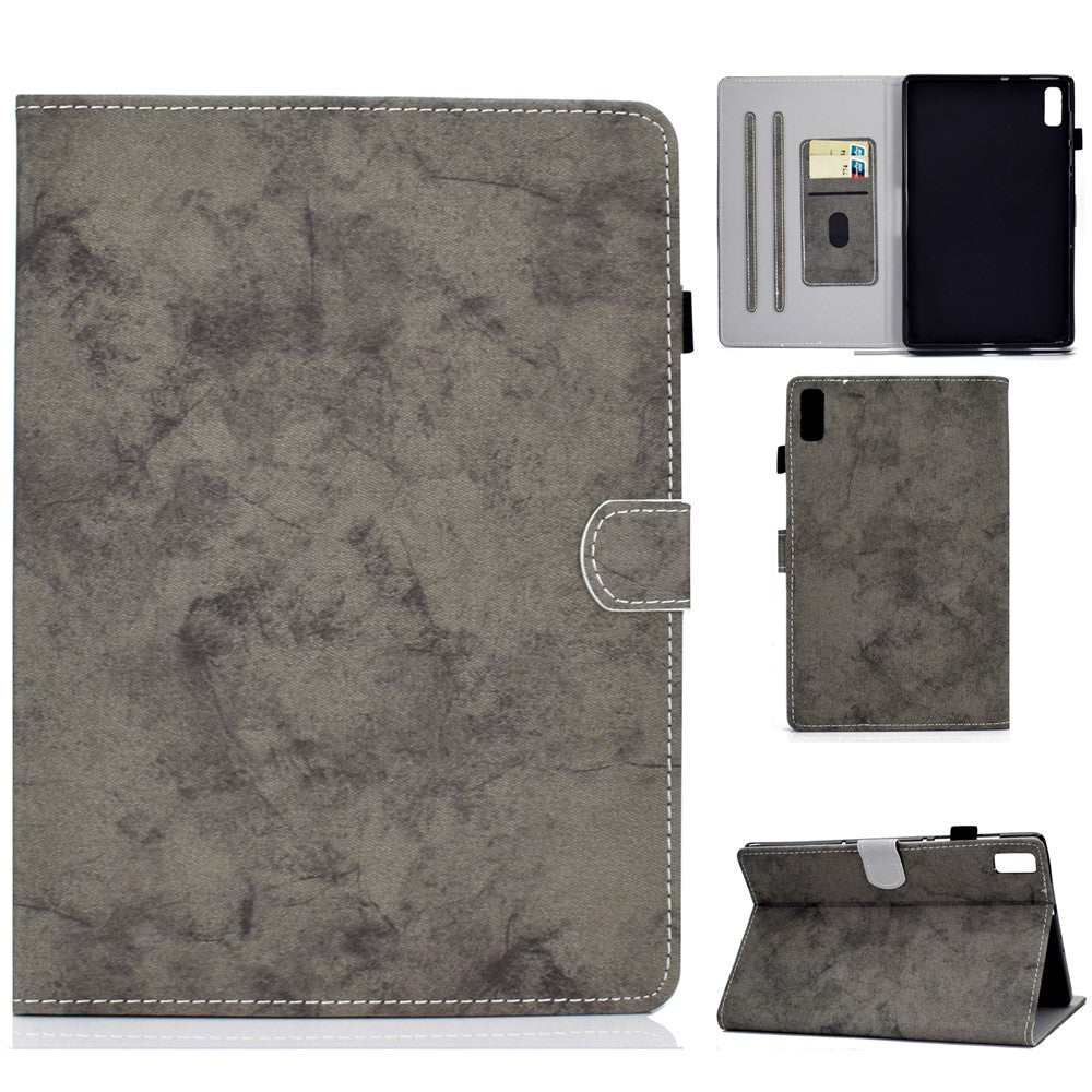 For Lenovo Tab P11 Gen 2 TB-350 Shockproof PU Leather Tablet Case A6 Cloth Texture Stand Card Slots Cover