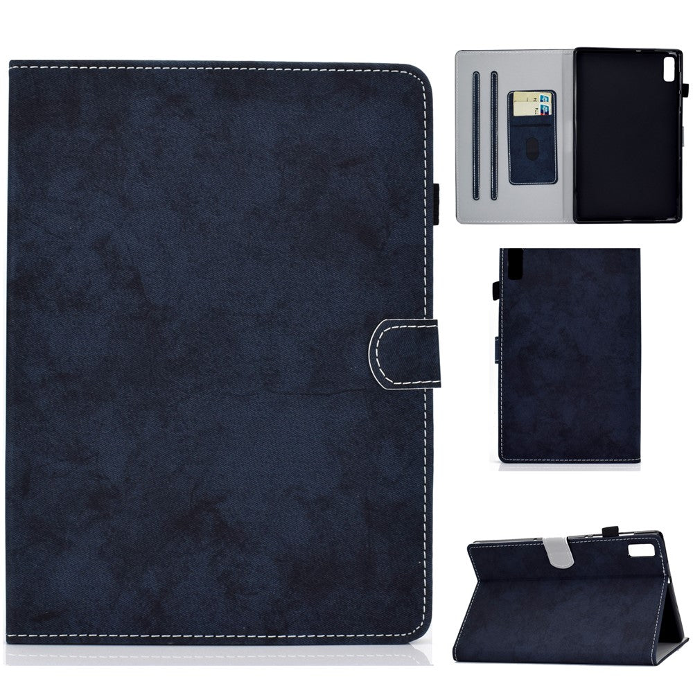 For Lenovo Tab P11 Gen 2 TB-350 Shockproof PU Leather Tablet Case A6 Cloth Texture Stand Card Slots Cover
