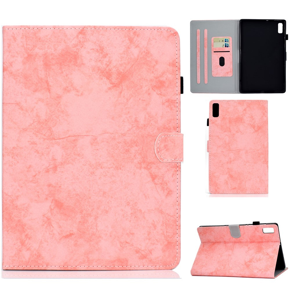 For Lenovo Tab P11 Gen 2 TB-350 Shockproof PU Leather Tablet Case A6 Cloth Texture Stand Card Slots Cover