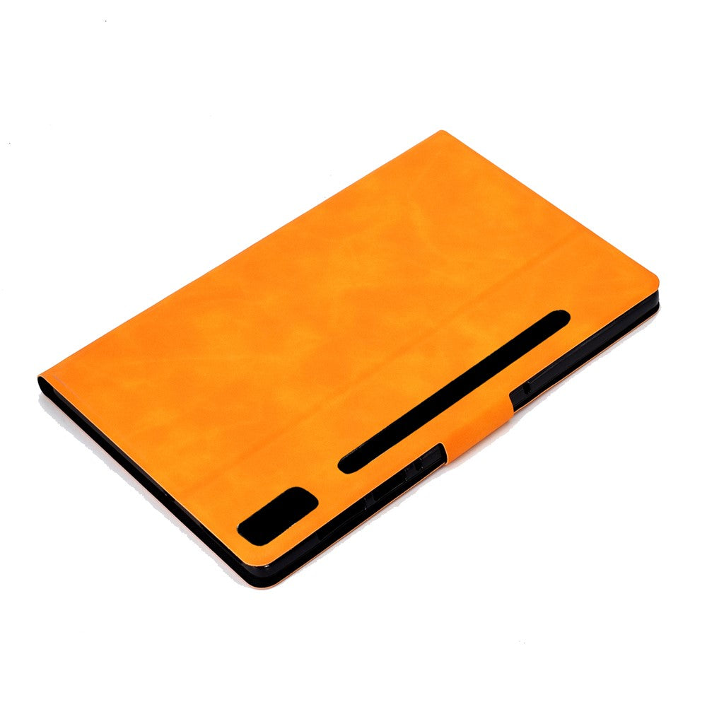 For Lenovo Tab P11 Pro Gen 2 PU Leather Tablet Case A7 Cowhide Texture Stand Protective Cover with Card Holder