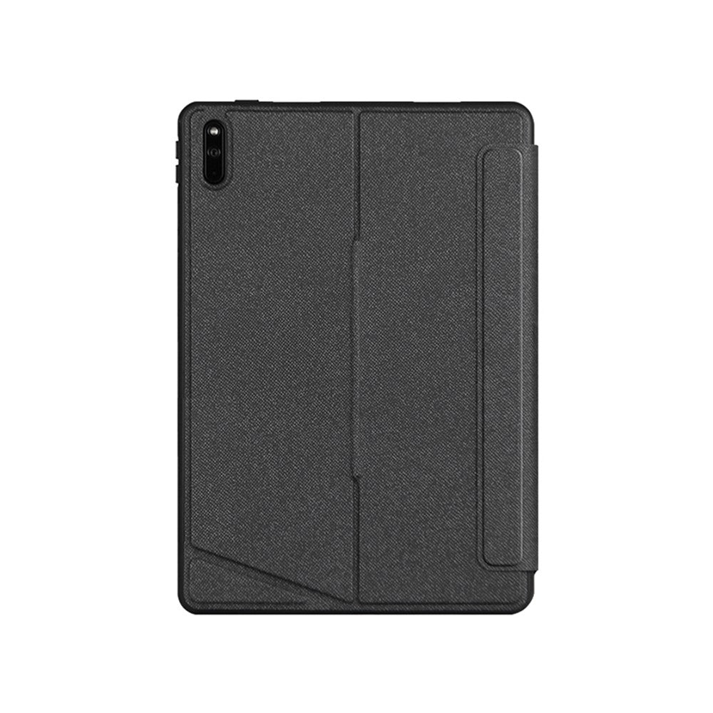 For Huawei MatePad Pro 10.8 (2021) Leather Case + Bluetooth-compatible Keyboard with Backlight Trackpad