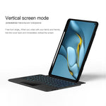 For Huawei MatePad Pro 10.8 (2021) Leather Case + Bluetooth-compatible Keyboard with Backlight Trackpad