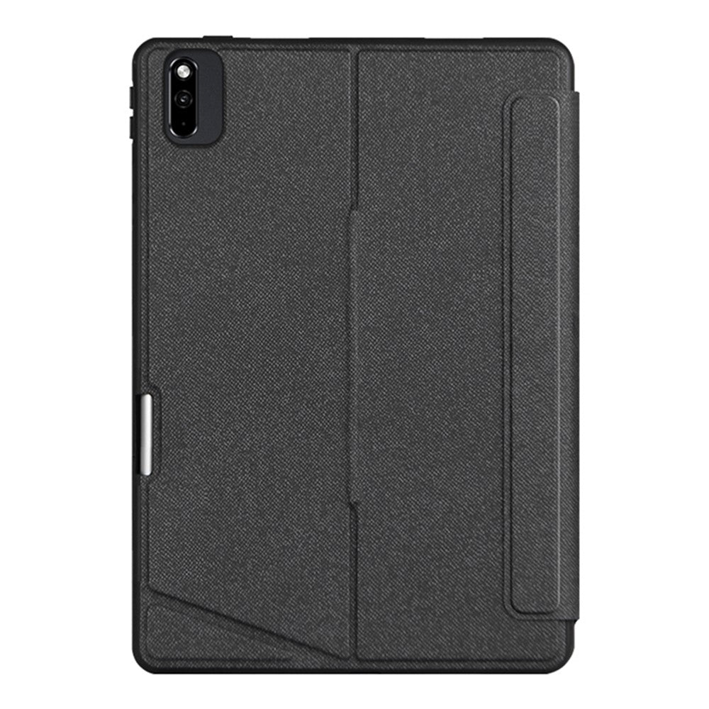 For Huawei MatePad 10.4 (2023) Leather Case + Bluetooth-compatible Keyboard with Backlight Trackpad