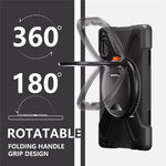 Lenovo Tab M9 TB-310FU (2023) 360 graders roterande stativfodral PC silikon surfplatta