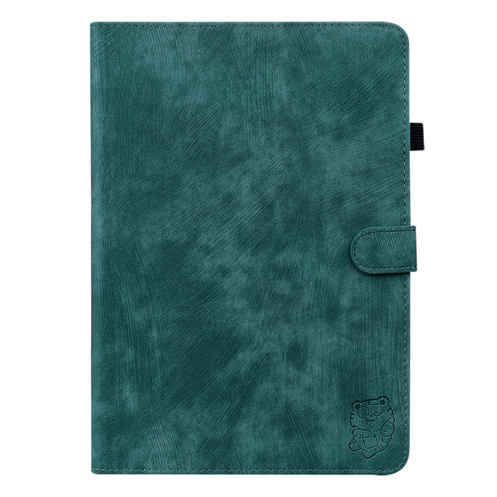 For Xiaomi Pad 6 Auto Wake and Sleep Cute Tiger Pattern PU Leather Tablet Case Card Holder Stand Cover