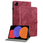 For Xiaomi Pad 6 Auto Wake and Sleep Cute Tiger Pattern PU Leather Tablet Case Card Holder Stand Cover