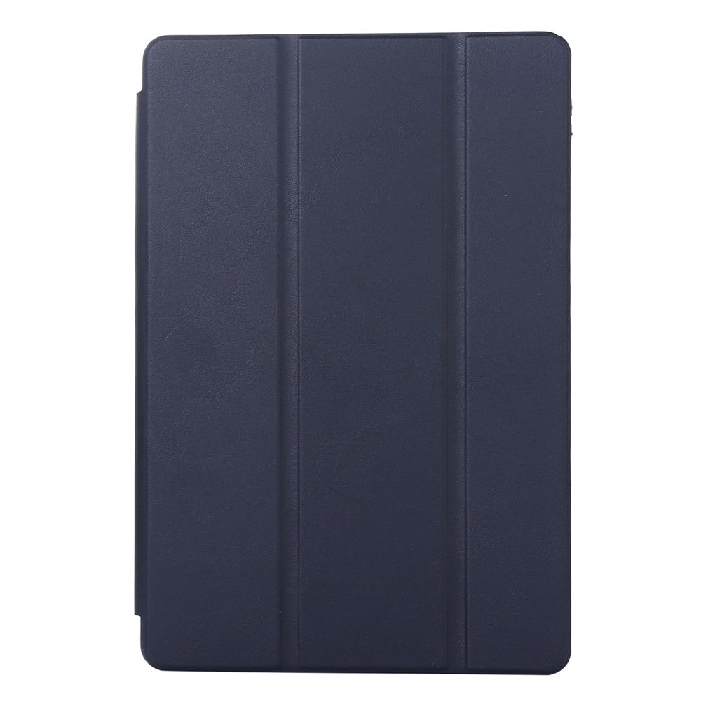 For Xiaomi Redmi Pad PU Leather Tri-Fold Stand Case Solid Color Protective Tablet Cover with Pen Holder