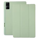 For Xiaomi Redmi Pad PU Leather Tri-Fold Stand Case Solid Color Protective Tablet Cover with Pen Holder