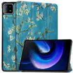 For Xiaomi Pad 6 / Pad 6 Pro PU Leather Trifold Stand Tablet Case Pattern Printing Auto Wake / Sleep Cover