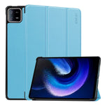 ENKAY HAT PRINCE For Xiaomi Pad 6 / Pad 6 Pro Leather+PC Tablet Case Trifold Stand Cover with Auto Wake / Sleep