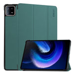 ENKAY HAT PRINCE For Xiaomi Pad 6 / Pad 6 Pro Leather+PC Tablet Case Trifold Stand Cover with Auto Wake / Sleep