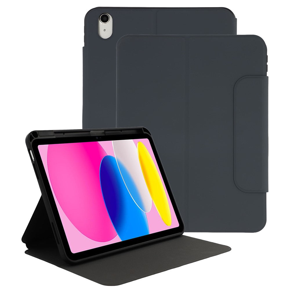 For iPad (2025) / 10.9 (2022) PU Leather Tablet Case Stand Magnetic Clasp Tablet Cover
