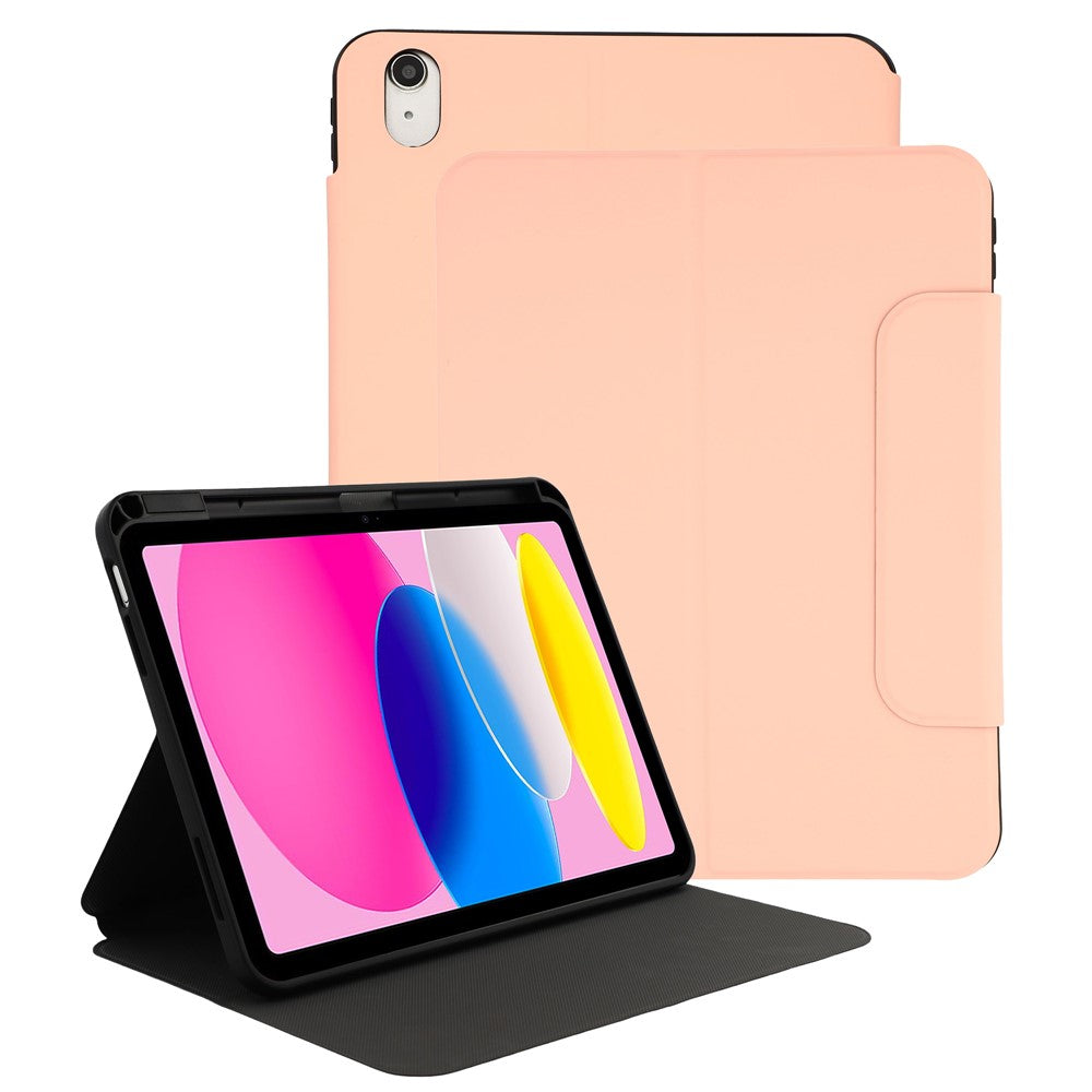 For iPad (2025) / 10.9 (2022) PU Leather Tablet Case Stand Magnetic Clasp Tablet Cover