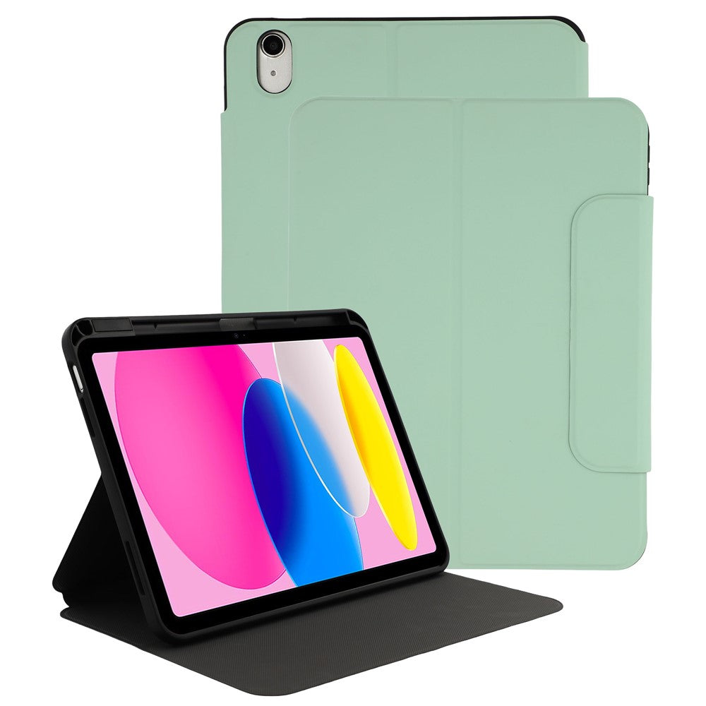 For iPad (2025) / 10.9 (2022) PU Leather Tablet Case Stand Magnetic Clasp Tablet Cover