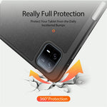 DUX DUCIS Domo Series for Xiaomi Pad 6 / Pad 6 Pro Tablet Case PU Leather Full-Body Tri-Fold Stand Folio Smart Cover