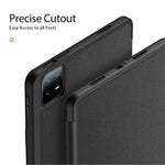 DUX DUCIS Domo Series for Xiaomi Pad 6 / Pad 6 Pro Tablet Case PU Leather Full-Body Tri-Fold Stand Folio Smart Cover