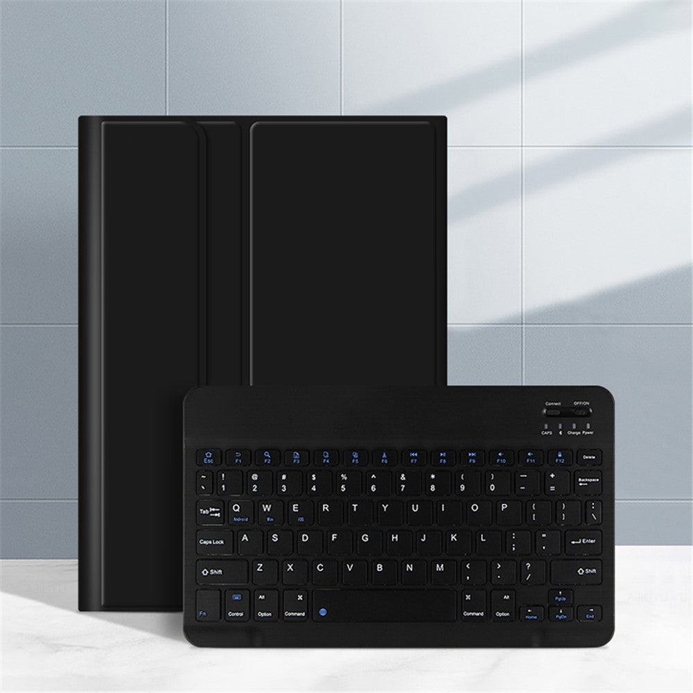 For Xiaomi Pad 6 Leather Stand Tablet Case with Detachable Magnetic Wireless Keyboard (Without Touchpad)