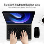 For Xiaomi Pad 6 Leather Stand Tablet Case with Detachable Magnetic Wireless Keyboard (Without Touchpad)