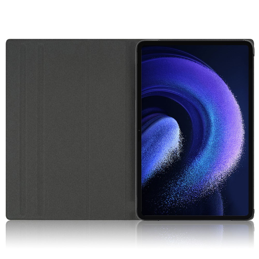 For Xiaomi Pad 6 Pro Rotary Stand Leather Case Pen Holder Design Tablet Drop-proof Cover