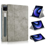 For Xiaomi Pad 6 Pro Rotary Stand Leather Case Pen Holder Design Tablet Drop-proof Cover
