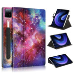For Xiaomi Pad 6 Pro Rotatable PU Leather Flip Stand Cover Pattern Printing Shockproof Tablet Case with Pen Holder