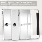 For OnePlus Pad Auto Sleep / Wake Case PU Leather + TPU + Acrylic Stand Transparent Tablet Cover with Pen Slot