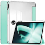 For OnePlus Pad Auto Sleep / Wake Case PU Leather + TPU + Acrylic Stand Transparent Tablet Cover with Pen Slot