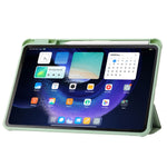 For Xiaomi Pad 6 / Pad 6 Pro Tri-fold Stand Tablet Case PU Leather Transparent Acrylic TPU Smart Cover